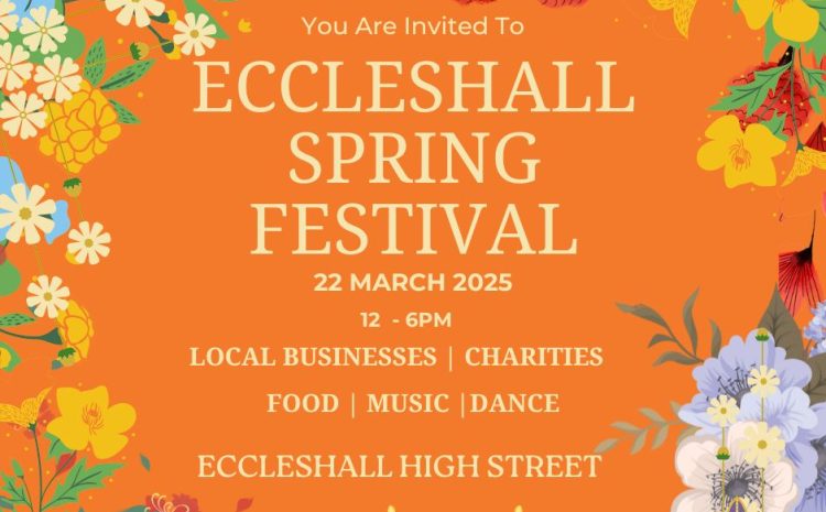  Eccleshall Spring Festival – Saturday 22nd March 2025
