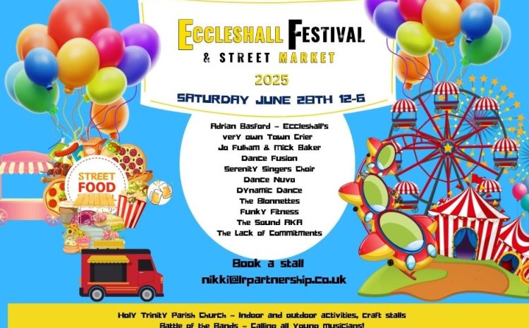 Eccleshall Festival & Street Market – Saturday 28th June